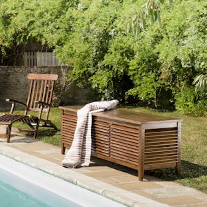 Coffre de jardin en teck 200 cm MACAO